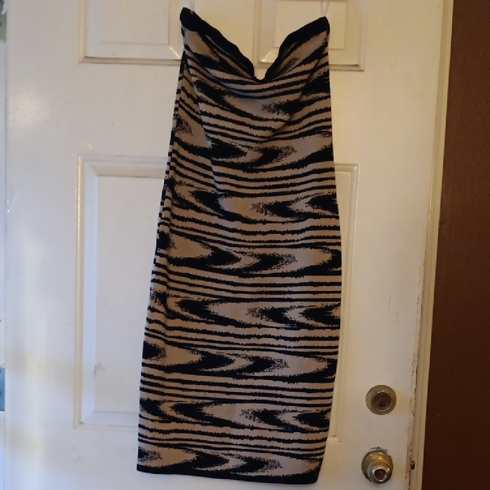 Sexy Cream/Black Zebra Print Dress